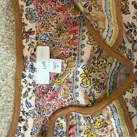 J. Jill Boho Peasant Blouse Women’s M - Picture 7 of 12